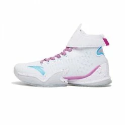 Anta Klay Thompson KT3 Men's High Basketball Shoes - White/Blue/Pink