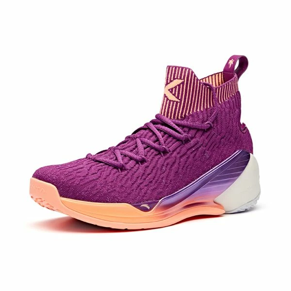 Anta 2019 Men's Klay Thompson KT4 " LA Sunset" High Basketball Shoes