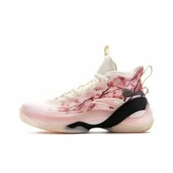 （Custom Shoes）Anta Klay Thompson Kt7 Remain White - Cherry Blossoms