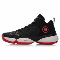 Li-Ning Wade Men’s Professional Basketball Shoes - Black/Red