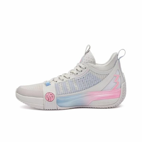 361º Aaron Gordon “Zen 3” Professional Basketball Shoes - White/Pink