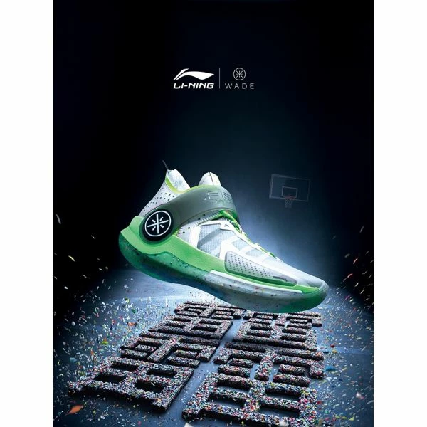 Li-Ning Way Of Wade 6 裂变 7 Profession Basketball Shoes - Gray/Green