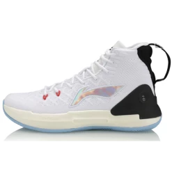 Li-Ning Yu Shuai XIII C. J. Mccollum High Basketball Shoes-White
