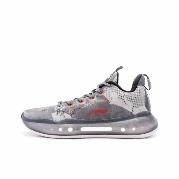 AAPE X Li-Ning YuShuai 14 “䨻” Men’s Low Basketball Shoes - Gray