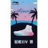 Li-Ning YuShuai 14 “䨻” Miami Night Men’s High Basketball Shoes - White/Blue/Pink