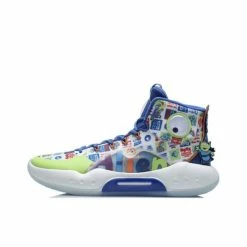 Li-Ning X Disney “Toy Story” Yu Shuai 14 Men‘s High Basketball Shoes - Blue