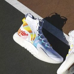 Li-Ning Badfive 2 High Men‘s Basketball Shoes - White/Yellow